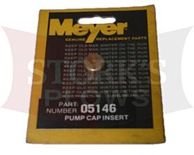 cap insert for a meyer plow pump 05146