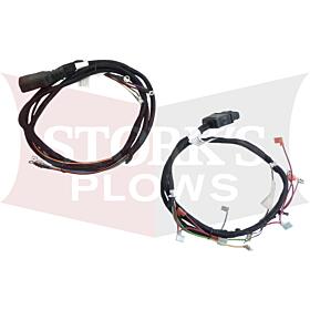 28054 V Plow Western Fisher Plow Side 7 Pin Conversion Wiring Harness 3 Plug MVP EZ-V