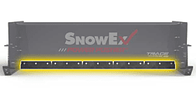 31614 10' SnowEx Power Pusher 30" Tall Trace Technology Steel Trip Cutting Edge Skid steer Pusher Box
