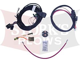 49664 Western / Fisher Vehicle Side Straight Blade 3 Plug Common Harness Kit
