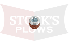 92095 1/4" Hex Socket Plug Western / Fisher / snowex Pumps