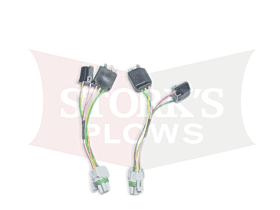 dual adapter for snow plow headlights