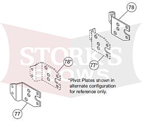 configuration plates for western midweight plow