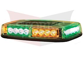 8891049 LED Multi-Mount 10 Pattern Light Bar Buyers Amber and Green