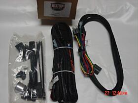 614545 western unimount headlight harness kit