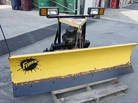 6'9 Fisher MM1, 2 Plug SUV Used Plow Complete Setup Snow Plow Minute Mount
