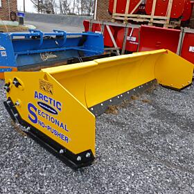 Arctic 10.5' LD Sectional Sno-plow Skid steer Pusher Box