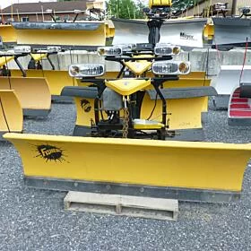 Used 6'9 SD Fisher MM2 Fleet Flex Complete Setup Snow Plow Minute Mount
