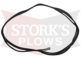 P2159 Western Fisher Black Control Ground Lead Low-Profile 110, 1000, 2000