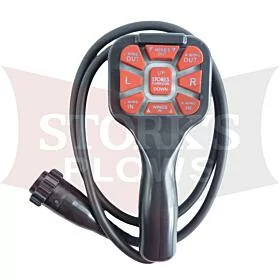 Aftermarket Controller Western MVP V Plow Handheld Control Round Black Plug 96462 