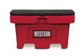 74073 Western Tote Salt Storage Box 12 Cu Ft Red