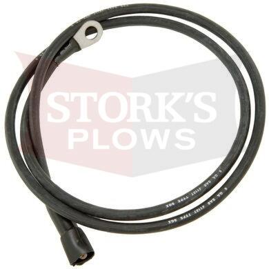 15672 Meyer Black 51" Truck Side Disconnect Ground Battery Wire to Pump