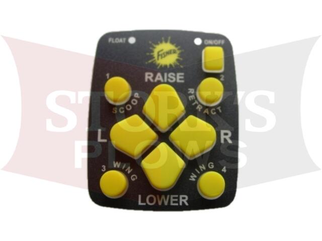49471 Fisher Controller Control PC Circuit Board and Keypad 4-Pin 29800 