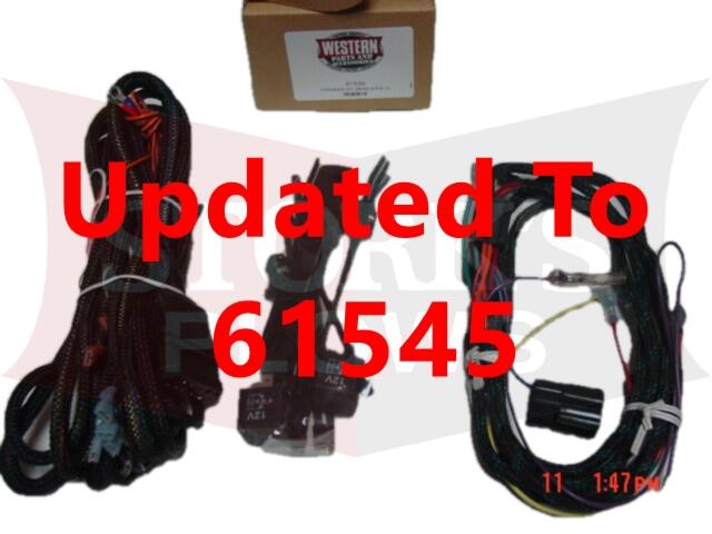 61530 Western Unimount 2B-2D Headlight Harness Kit 1997-06 Jeep Wrangler TJ Dodge Ram 73-93 9-Pin 