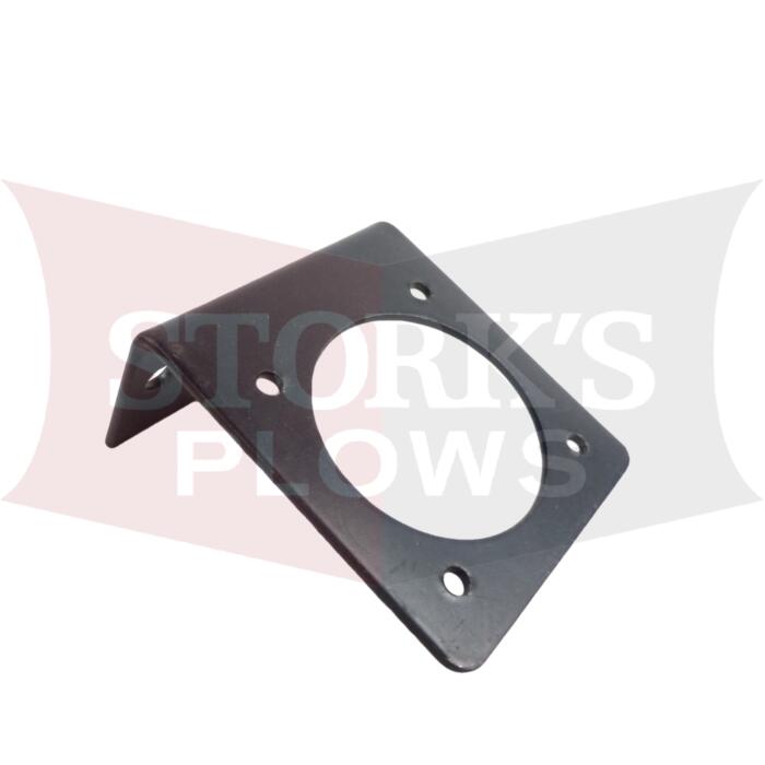 66634 Western Fisher Metal Mounting Bracket For Round Plug Connector Control MVP EZ-V Plow