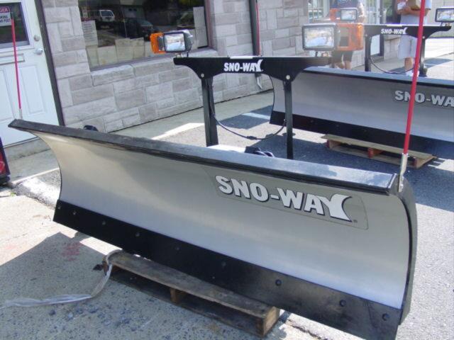New Demo 7'6 Snoway 29D Series Plow Truck Snow Plow Down Pressure steel painted blade