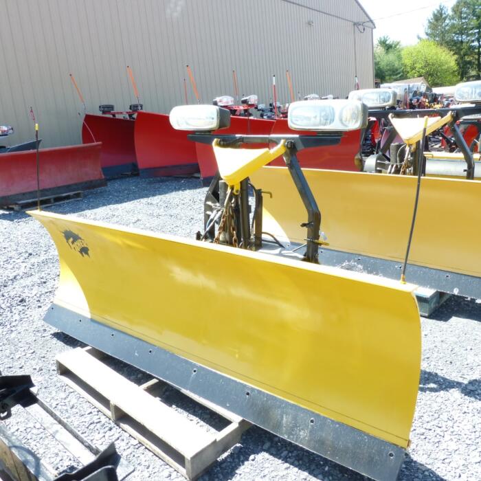 Used 7.5' HD Fisher MM2 3 Plug Truck Used Plow Complete Setup