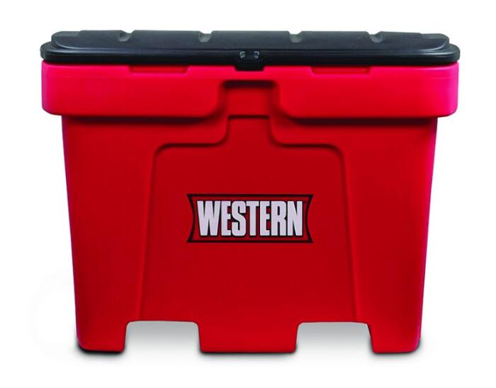 74075 Western tote Salt Storage Box 18 Cu Ft Red